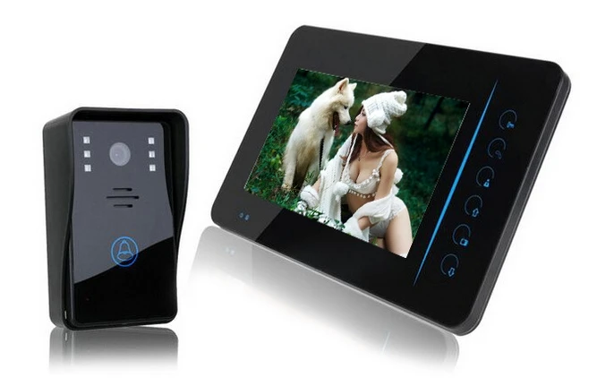 Водонепроницаемый беспроводной дверной звонок с камерой Android IOS приложение