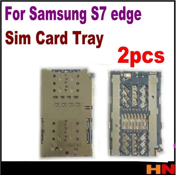 2 шт. лоток для Sim-карты Samsung S7edge G9350 100% оригинальный | Мобильные телефоны и