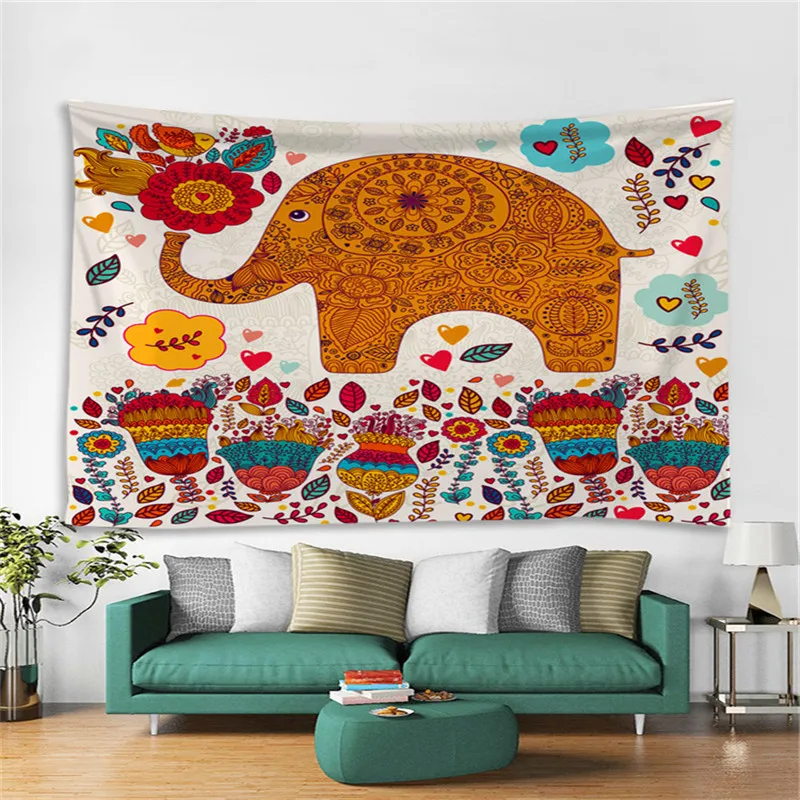 Гобелен с животными Diddy мультфильм Картина гобелен домашняя спальня гостиная