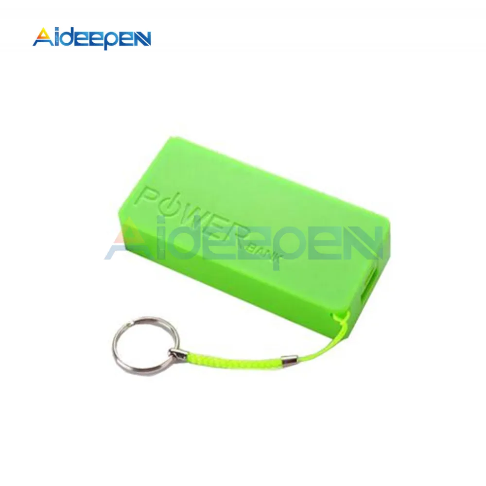 Зеленый 2X18650 USB внешний аккумулятор зарядное устройство чехол DIY коробка для iPhone для домашнего Смартфона MP3 электронный мобильный зарядный ящик инструмент - Цвет: Зеленый