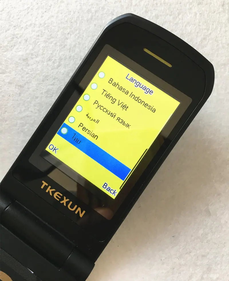 Раскладной Металлический телефон для пожилых людей TKEXUN G9000 G3 с большой клавиатурой/звуком пожилых людей/мужчин, мобильный телефон, подарок для родителей, русский французский язык