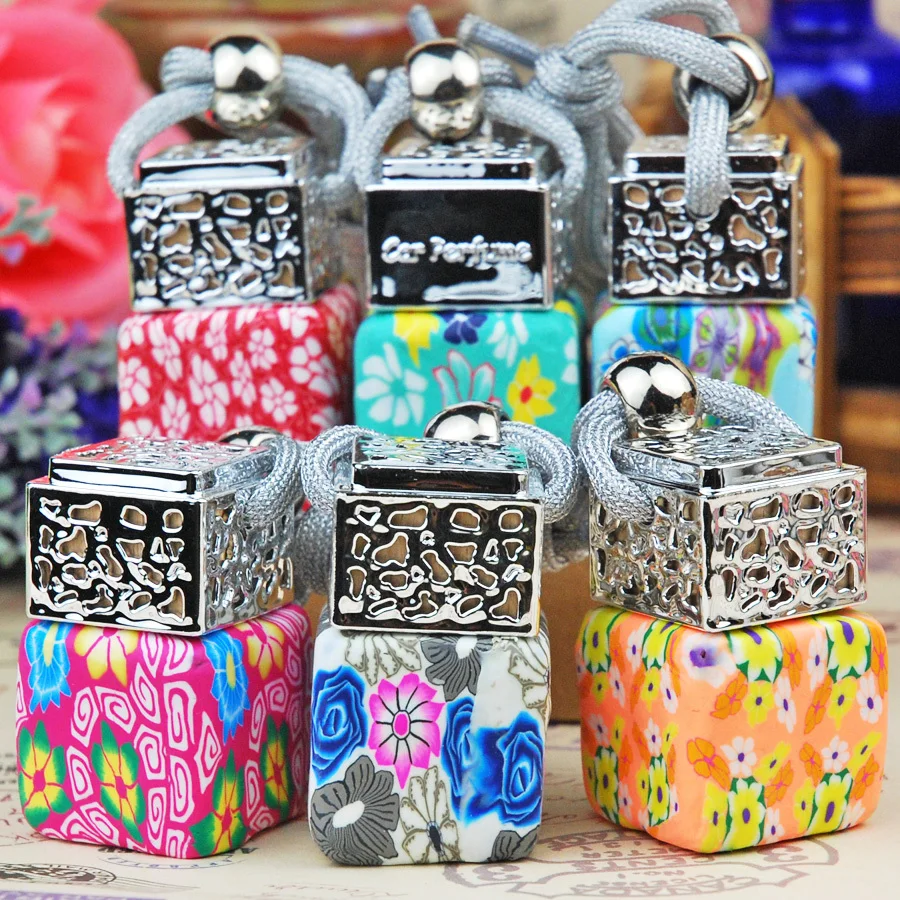 Wholesale 24 pieces/set Essential oil diffuser / car Mixed Polymer clay perfume bottle /bohemian style | Дом и сад