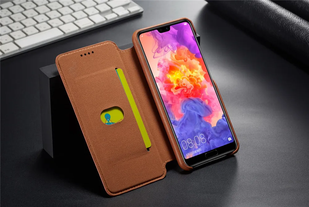 Раскладной Магнитный чехол для huawei P20 P30 Pro со слотом для карт для huawei P20 P30 Lite, чехол с держателем, роскошный Винтажный чехол из искусственной кожи