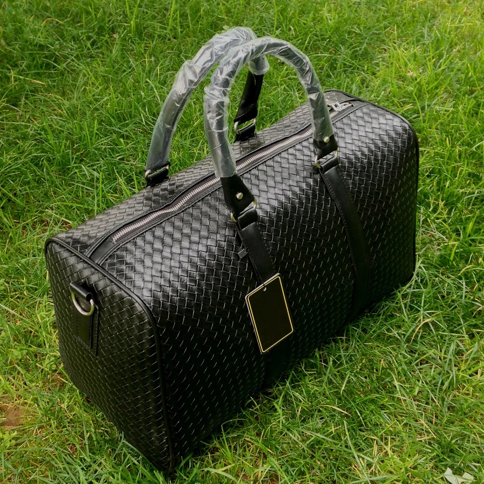 Fashion PU Leather Men Travel Bag Versatile Women Waterproof Black Cool Zipped Shoulder Bags Handbag luggage | Багаж и сумки