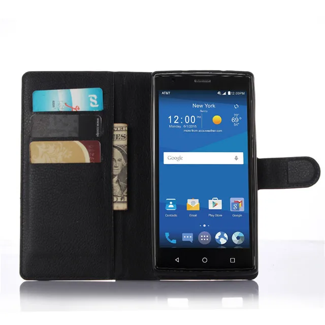 1 ШТ. Новый Роскошный Кошелек Откидную Крышку Кожаный Чехол Для ZTE Zmax 2 Z958 Z955L (5.5