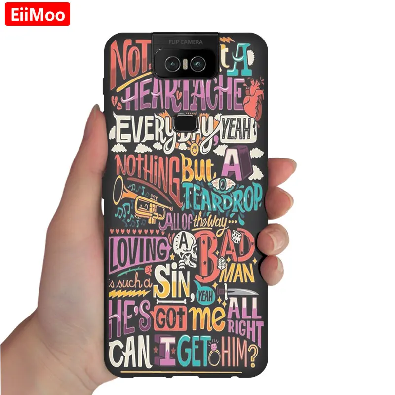 EiiMoo мягкий чехол для ASUS Zenfone 6 ZS630KL чехол Funda силиконовый мультяшный задний Чехол для ASUS Zenfone 6 ASUS ZS630KL чехол для телефона - Цвет: 38