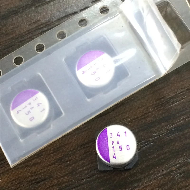 10 шт. 150 мкФ 4 в SANYO OS-CON SVPA 6,3x5,9 мм низкий ESR 4V150uF SMD Твердый электролитический конденсатор для материнской платы