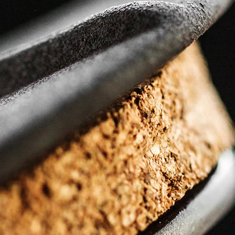 

Black Zen Japanese Style Coarse Pottery Tea Caddy Tea Ceremony Accessories Tea Cans Retro Home Decor Sealed Jar Storage Canister