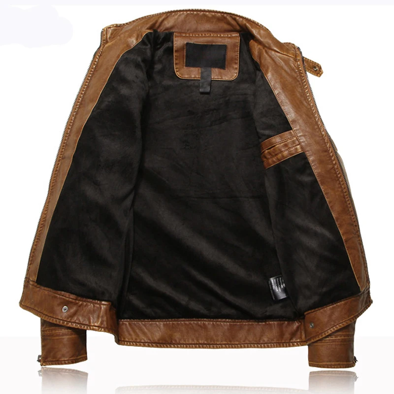 2019 Новое поступление осень зима мода Slim-fit Мужская Локомотив искусственная кожа