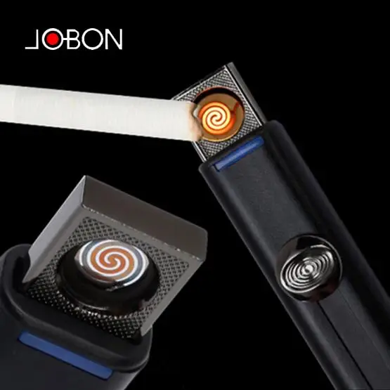 Jobon Подлинная USB зарядка легкая ветрозащитная электронная ультратонкая