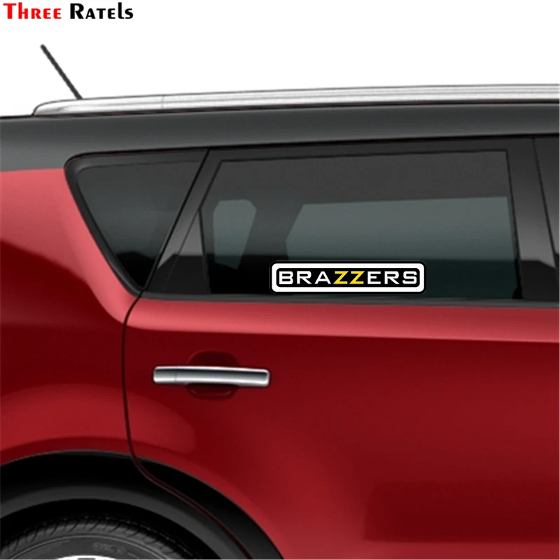 Three Ratels TZ-1384 4.9*22.5см прикольные полноцветные наклейки на авто brazzers большая наклейка на лобовое стекло наклейка для авто
