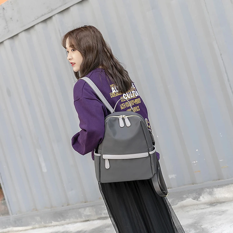 

New Stylish Women's Backpack Teenage Fashion Laptop Schoolbag Casual Travel Backpack Mini Small Shoulder Backpacks for Ladies