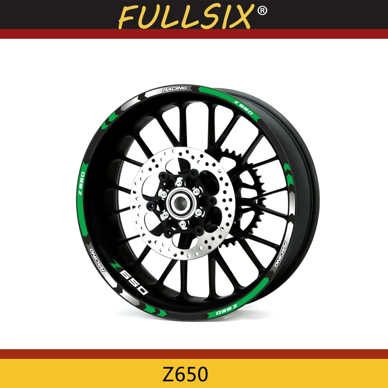 Лидер продаж 17 дюймовые наклейки на колеса мотоцикла светоотражающие обод