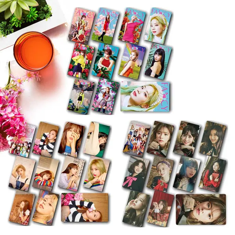 10 шт./компл. Kpop дважды фантазии вы фото Stikcy карты Sana Nayeon HD Фотокарта стикеры Момо Мина карты с кристаллами