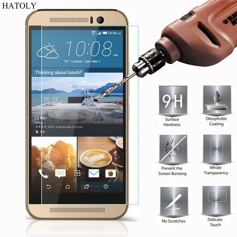 Закаленное стекло для htc One M8 2 шт. ультратонкая Защитная пленка закаленное M8|tempered