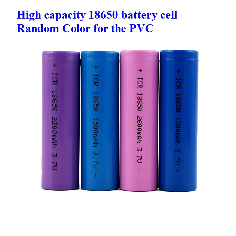 Оптовая цена 18650 Батарея 3 7 V литий ионная аккумуляторная батарея 1200mah 1500mah 1800mah