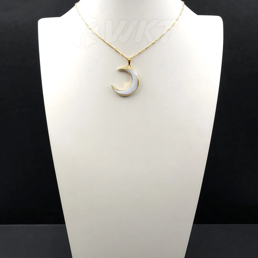 Женское ожерелье с подвеской в виде полумесяца 5 шт./лот|necklace with|moon pendant necklacenecklace
