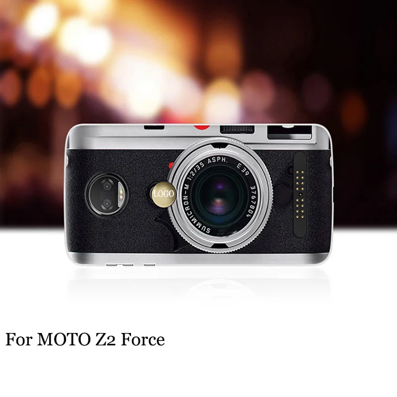 2 шт. чехол для телефона MOTO Z2Force винтажный Мягкий силиконовый с