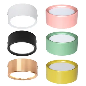 Ультратонкая светодиодная панель с поверхностным креплением, потолочный Точечный светильник для домашнего декора, комнатное освещение, 3 Вт5 Вт7 Вт9 Вт12 Вт, 220 В переменного тока