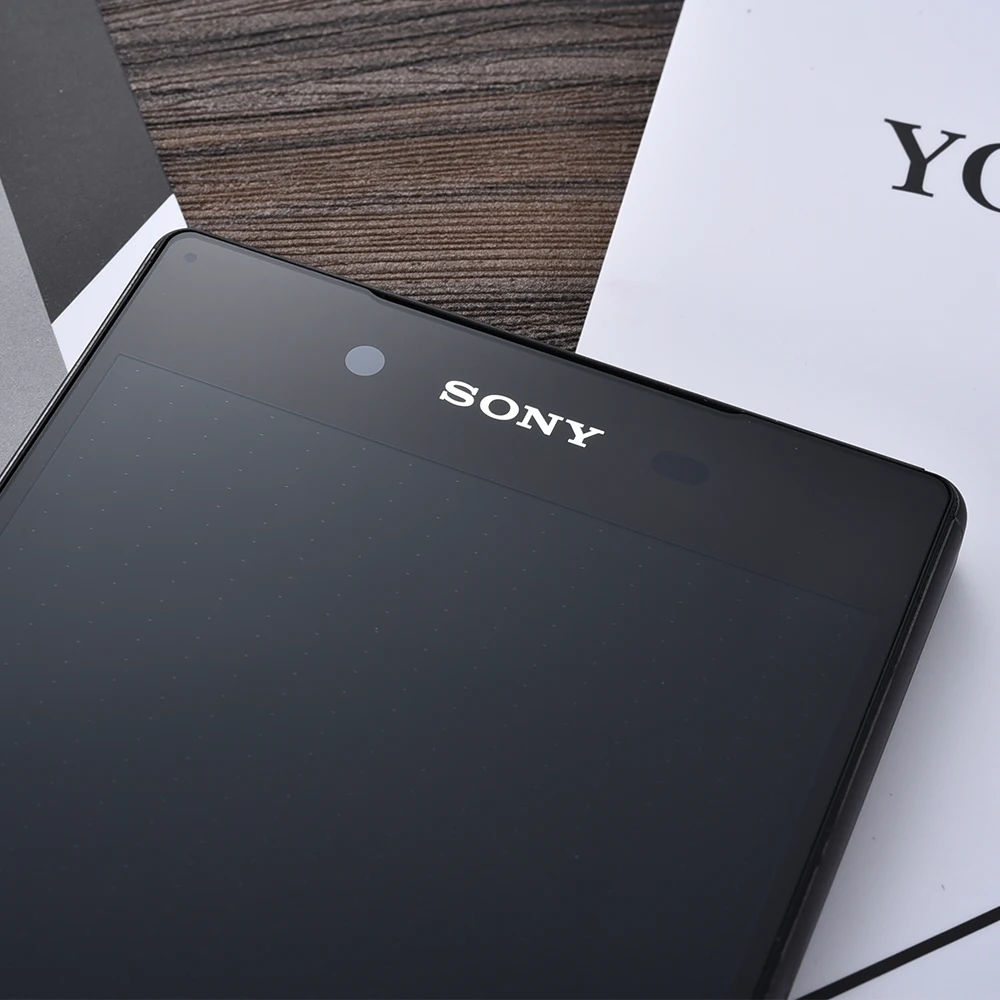 Для Sony Xperia Z5 E6633 E6683 ЖК дисплей сенсорный экран дигитайзер в сборе с рамкой двойная