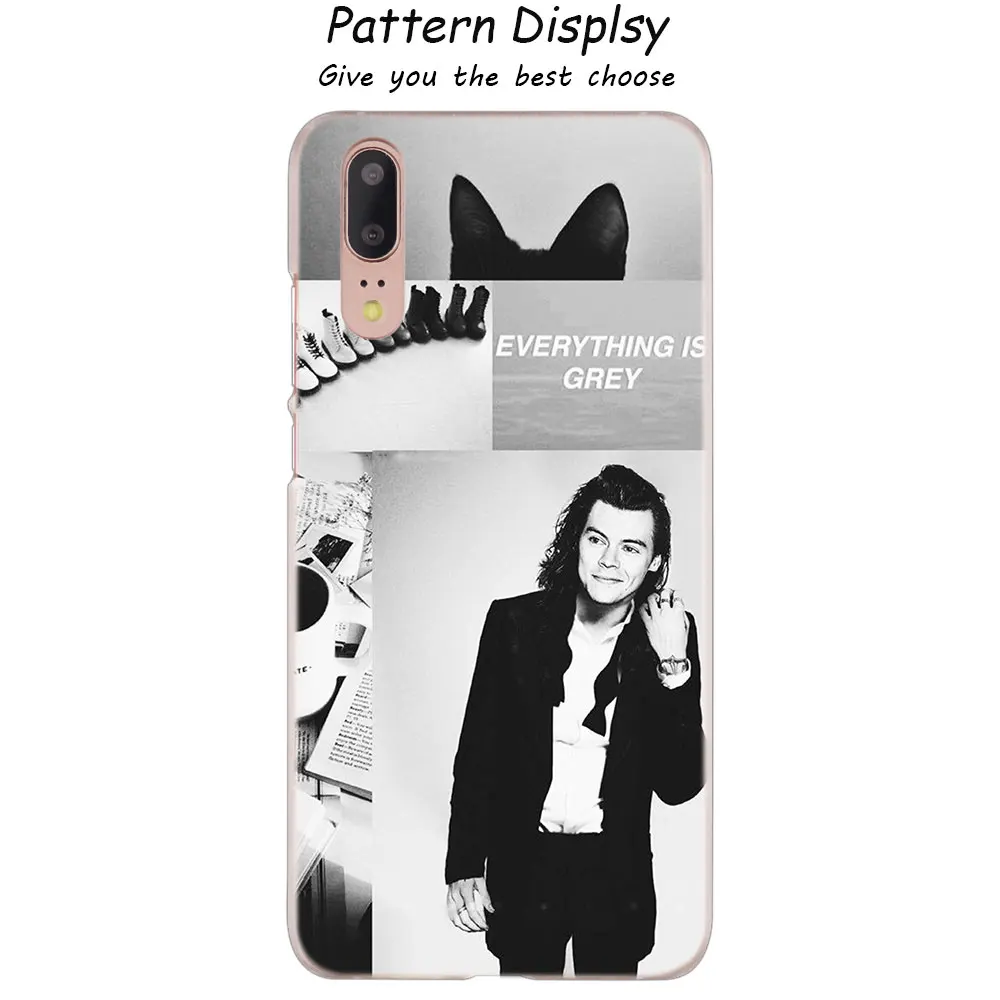 08 MLLSE One Direction в виде татуировки Harry Styles», Прозрачный чехол для huawei P30 P20 P10 P9 P8 Lite P30 P20 мини-видеокамера-регистратор с креплением к P Smart плюс - Цвет: 08