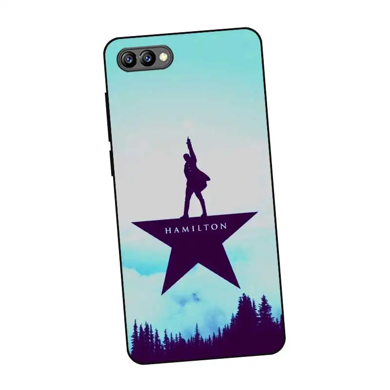 P079 Hamilton Black Silicone Case Cover For Huawei Honor 6A 6C 6X 7A 7C 7S 7X 8 Lite Pro |