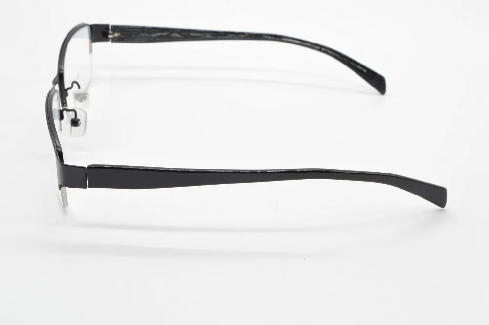2019 Gafas 2016semi rim сплав цвет: черный Бизнес оправа для очков унисекс индивидуальный