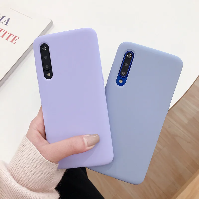 Жидкий силиконовый чехол COOKZU для Xiaomi Mi 9 мягкий ТПУ телефона с конфетами оболочка