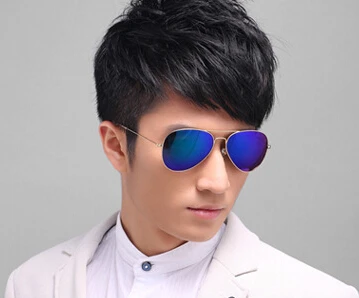 Color reflective sunglasses co male Sunglasses tide | Аксессуары для одежды