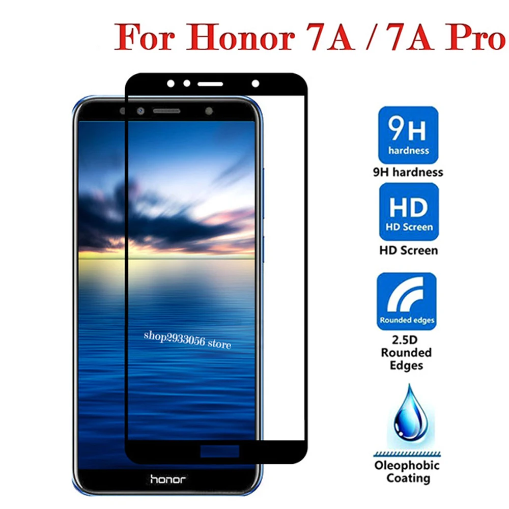 Для huawei Y5 prime 2018 honor 8 lite 7 7x7s 7c 7a pro закаленное стекло для защиты экрана телефона