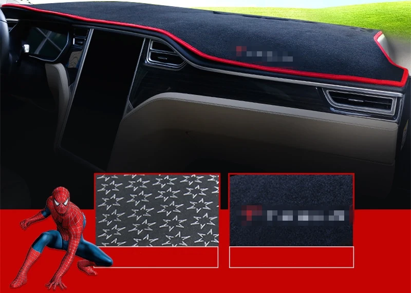 Для моделей TESLA модель S 2014 2018 крышка приборной панели коврик солнцезащитный