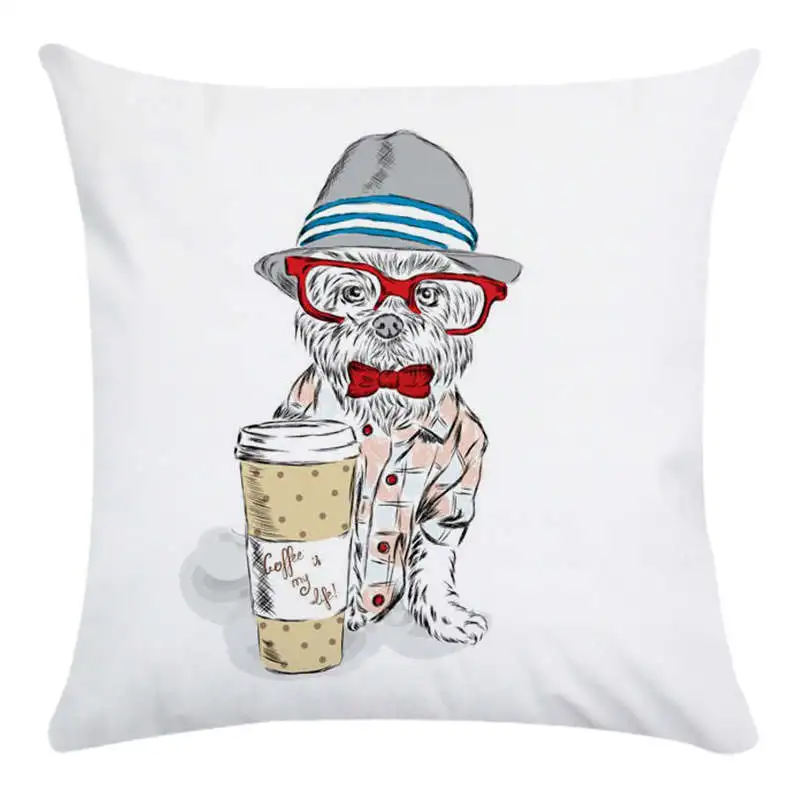 Подушки Модные животные домашний декор наволочки покрытия для подушек 45*45 см