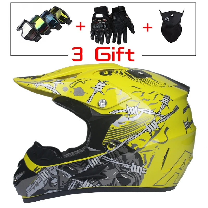 Мотоциклетный шлем для мотокросса мотоциклетный езды по бездорожью