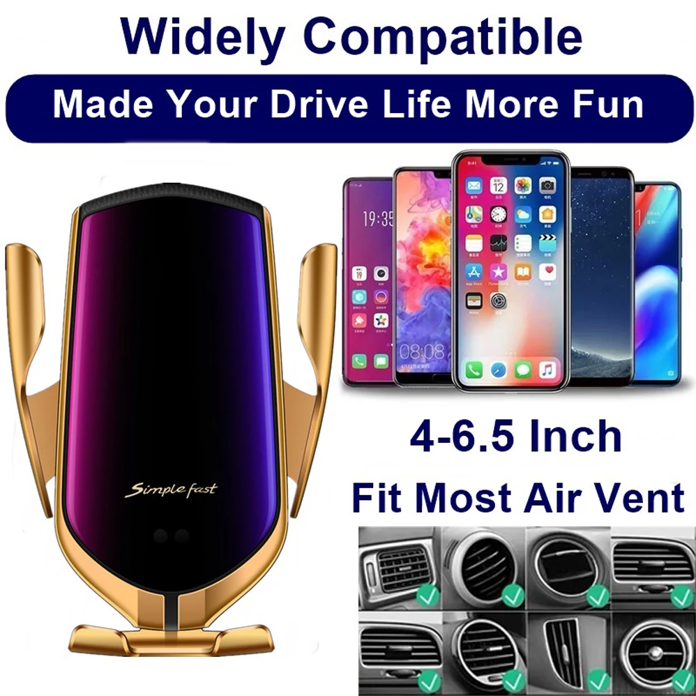 Беспроводное зарядное устройство Qi для Iphone 8 Plus X XS XR Samsung S10 S9, 7,5 Вт, 10 Вт (art.: 7aeb957b2) - 7aeb957b2