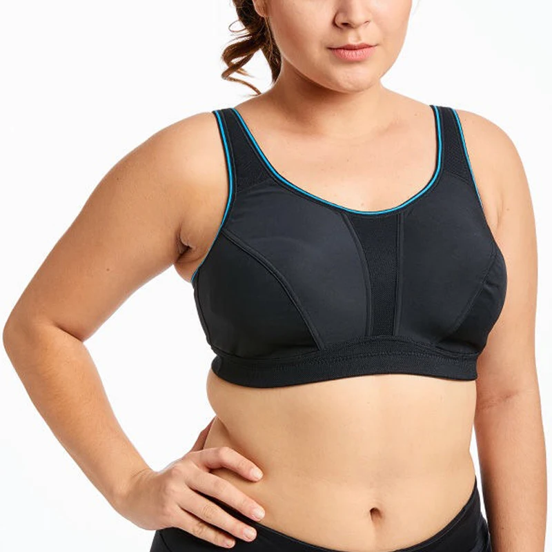 Женский спортивный бюстгальтер без косточек с регулируемой застёжкой 36 38 40 42 44 46 B