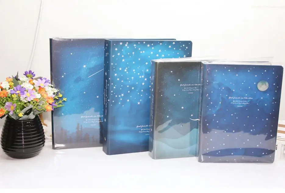 Galaxy Notebook Starry Sky A5 бумажная 80 листов с надписью Sky|galaxy notebook|ruled papera5 sheets |