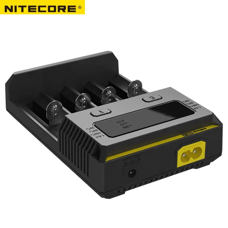 Новинка зарядное устройство NITECORE I4 умное Intelli для Li ion/IMR Nicd 16340 14500 18650 26650 AA AAA
