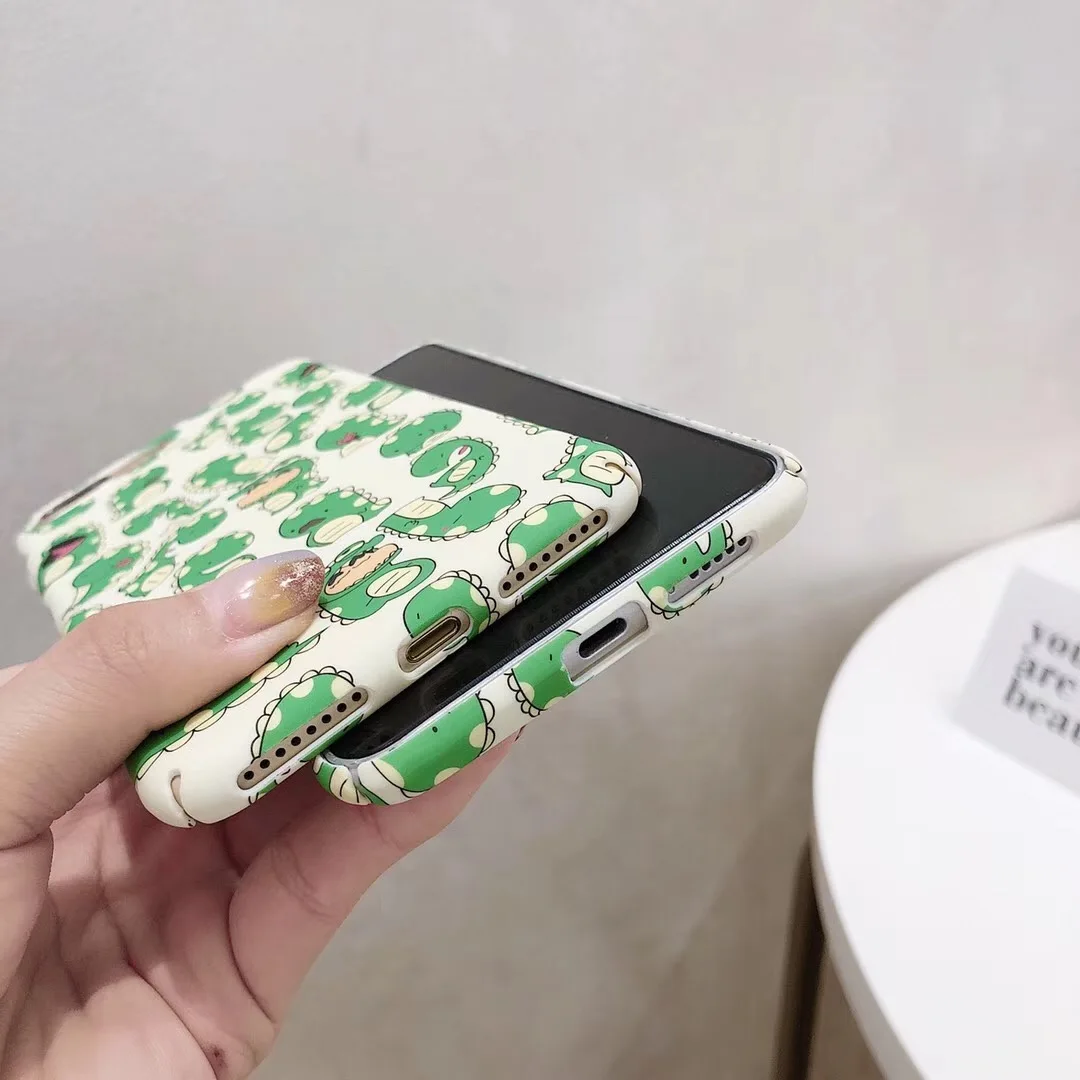 Мультяшный динозавр Crayon Shin-chan чехол для телефона iphone X XR Xs Max 7 8 6s 6 Plus Милая простая