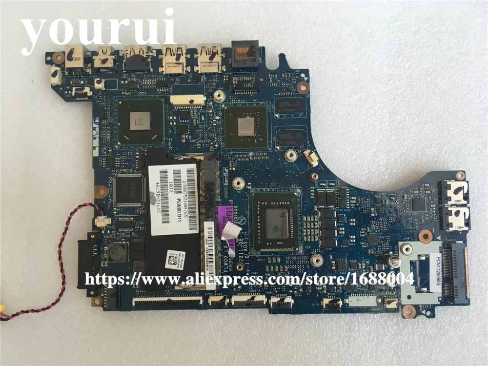 CF 0F2DV7 F2DV7 материнская плата для ноутбука Dell XPS 14Z L412 Тетрадь PC PLW00 LA 7451P GeForce GT520M I7