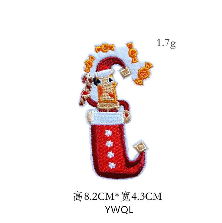 Новое поступление 10 шт. праздничные серии вышитые патчи железные на с мотивами из