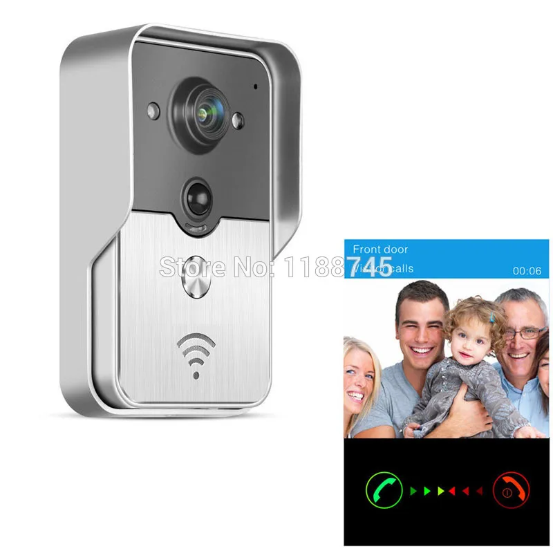

2017 Popular WiFi Wireless Video Door Phone intercom Doorbell PIR IR Night Vision Alarm Android IOS Smart Home