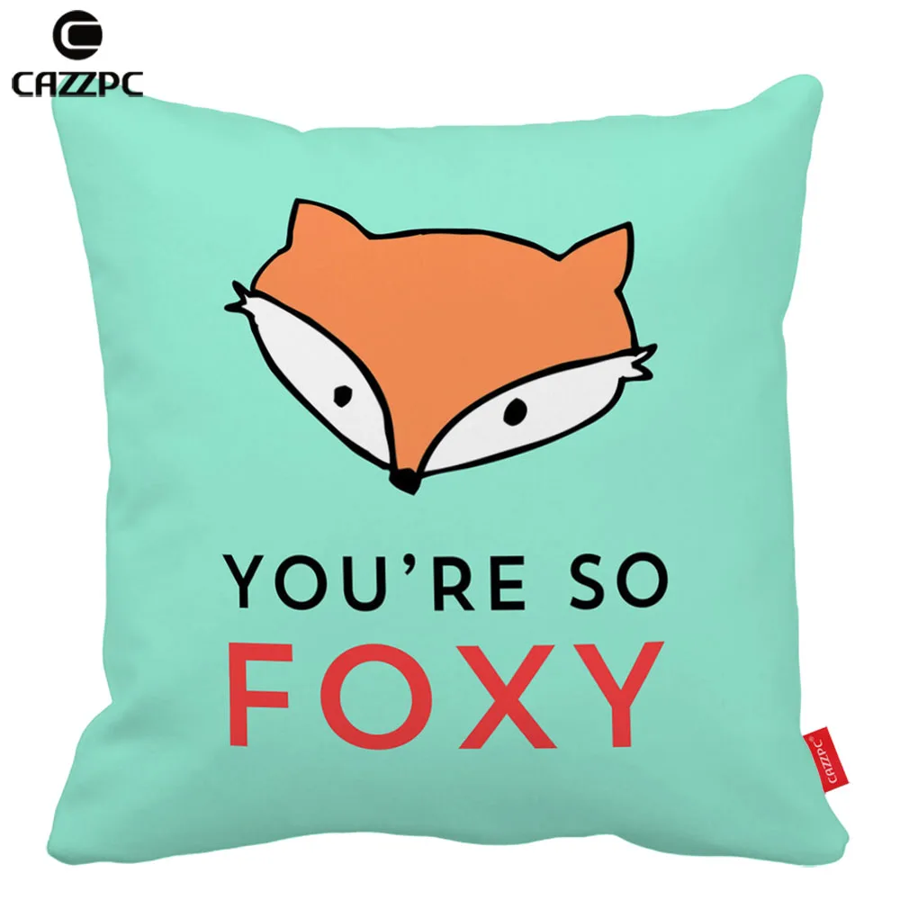 Радуга оленей Foxy зебры партии Мопс Слоны дельфины принт декоративная наволочка