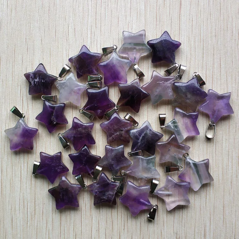 

Wholesale 50pcs/lot fashion good quality natural stone star shape pendants charms for jewelry Accessories making free shipping