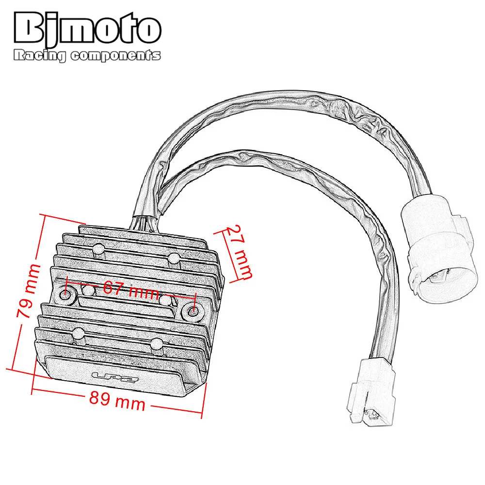 

BJMOTO Motorcycle Voltage Regulator Rectifier For Honda XRV750 Africa Twin 1990 1991 1992