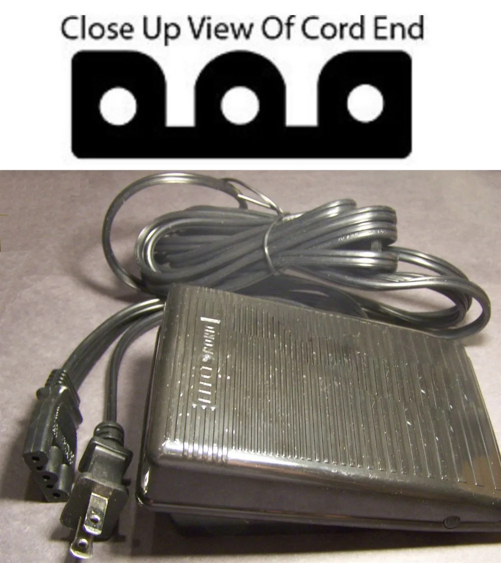 Мышь над изображением для уточнения деталей о педали управления ногами W/ Cord Singer