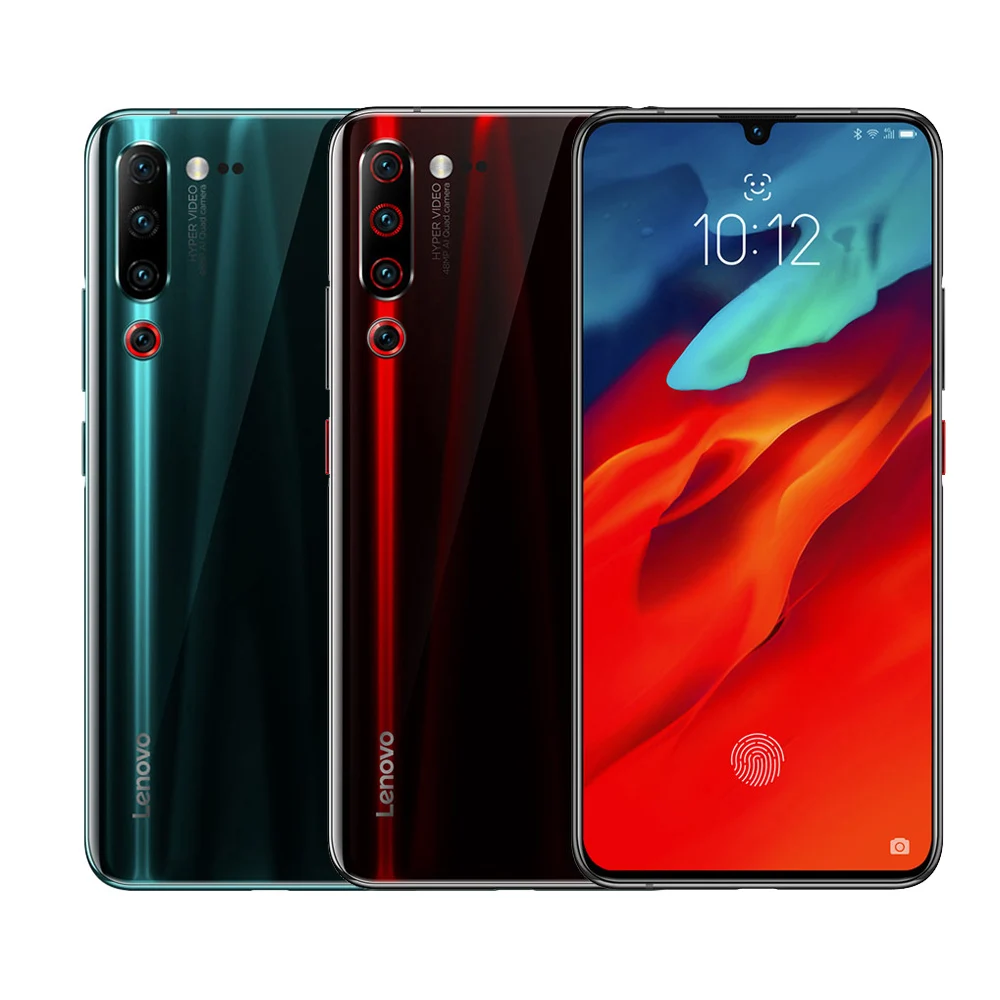 Мобильный телефон lenovo Z6 Pro с глобальной прошивкой, 6 ГБ/8 ГБ+ 128 ГБ, 4000 мАч, Snapdragon 855, 6,39 дюймов, 48мп, четырехъядерный, 4 K, видео-смартфон