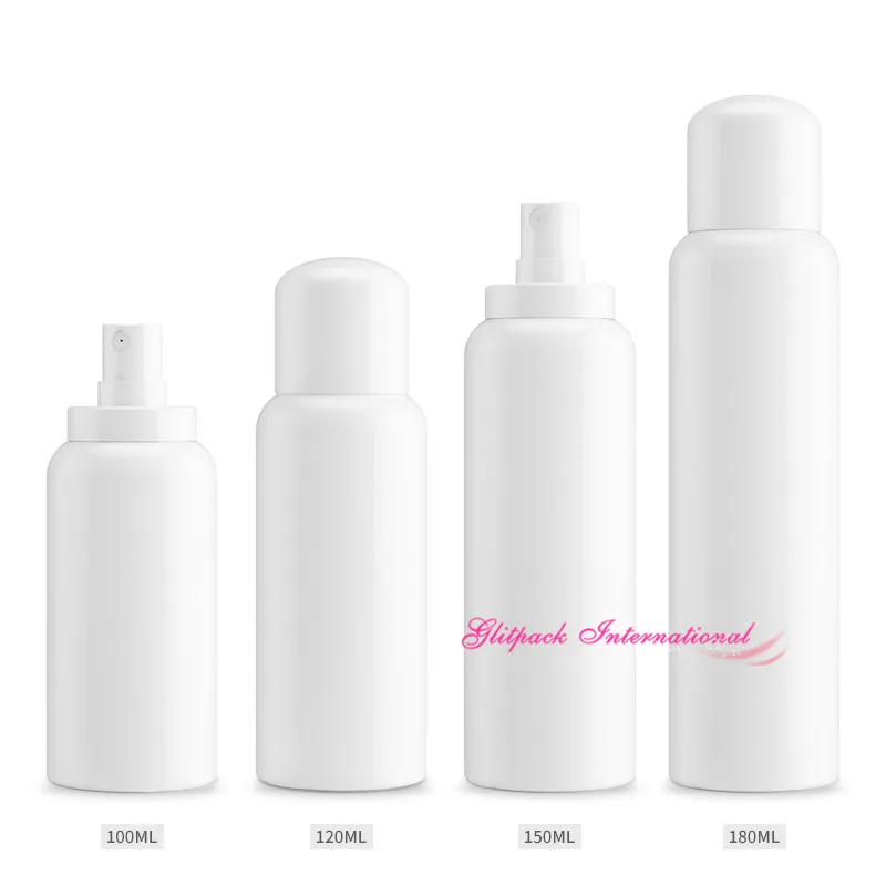 

30pcs 120ml 150ml 180ml Luxury Cosmetic Liquid Sprayer Bottles 100ml Plastic Large White Empty Perfume Spray Fine Mist Dome