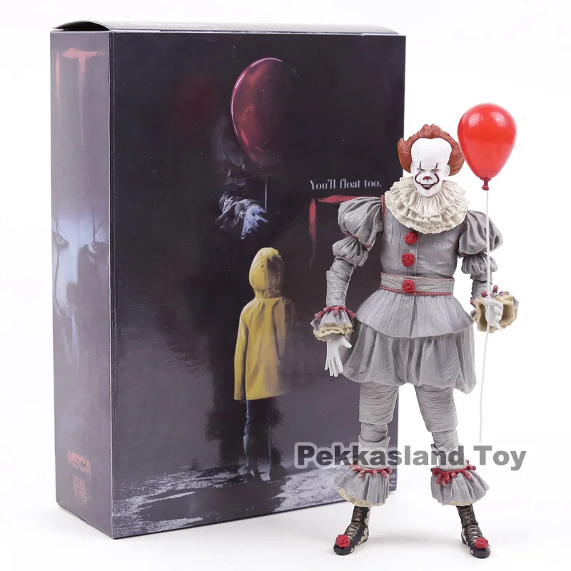A box NECA Stephen King's It Pennywise ПВХ фигурка Коллекционная модель игрушки - Цвет: A box