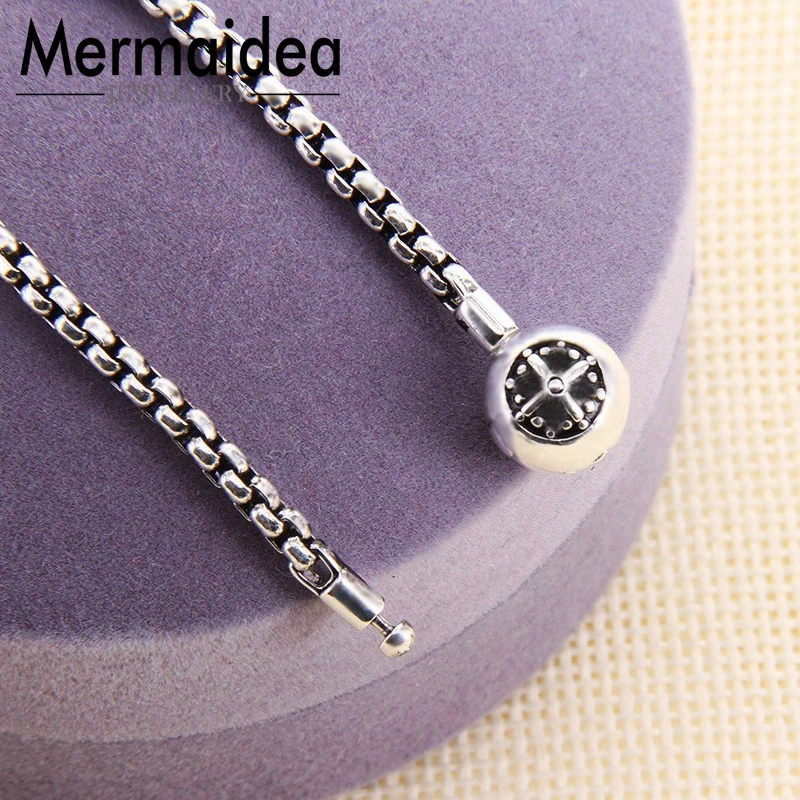 3MM Bright/ Thai silver plated Basic Link Chains Necklaces Women Men Karma Diy Necklace Accessories Fit Beads Fashion Jewelry - купить по