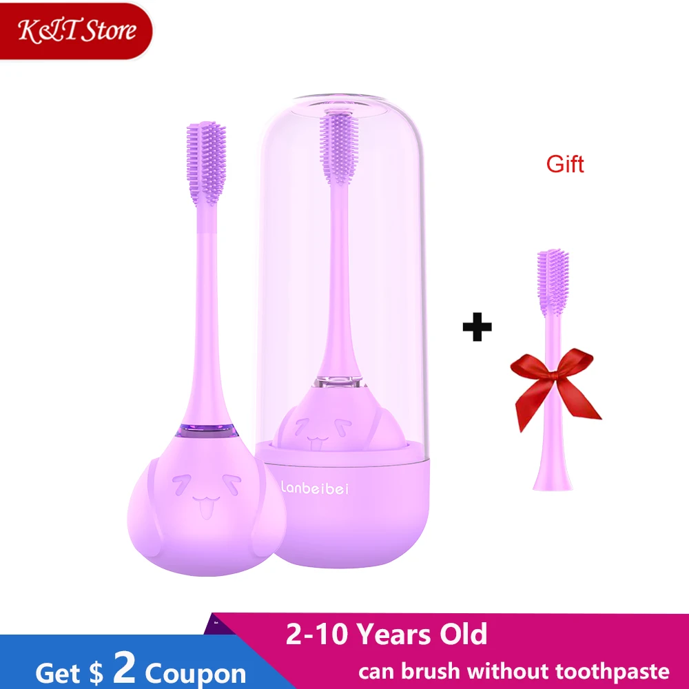 Автоматическая 360 Детская электрическая зубная щетка Аккумуляторная 4 вида